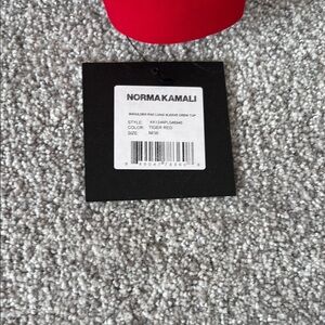 Norma Kamali Tiger Red Long Sleeve Top